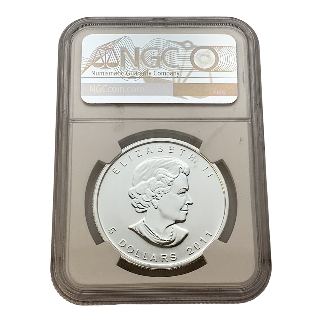 Ngc 2011 $5 Canada Maple Leaf 1oz. Silver Round: In Ngc Graded Case - Ms 67Marked On Obverse: Canada, 9999, Fine Silver 1oz Argent PurMarked On Reverse: Elizabeth Il, 5 Dollars, 2011