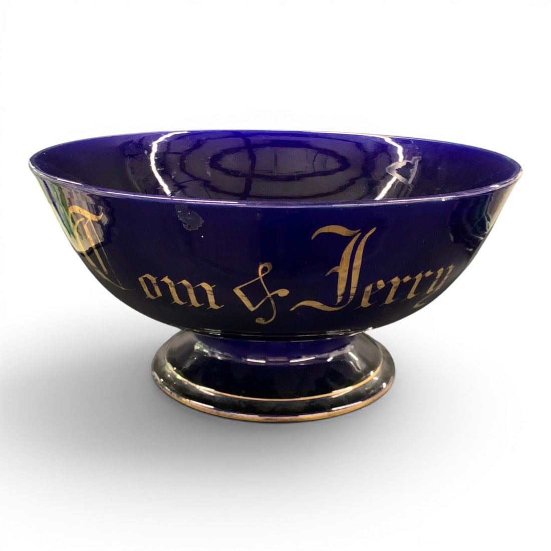 Vintage Tom & Jerry Pedestal Punch Bowl (1 of 8)