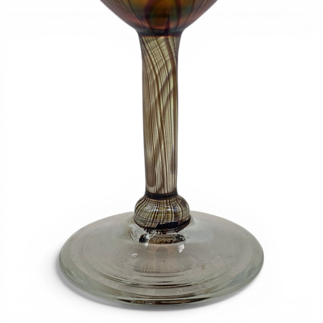 Lundberg Studios Iridescent Pulled Feather Glass - 10