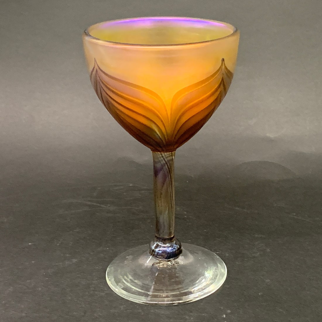 Lundberg Studios Iridescent Pulled Feather Glass (1 of 12)