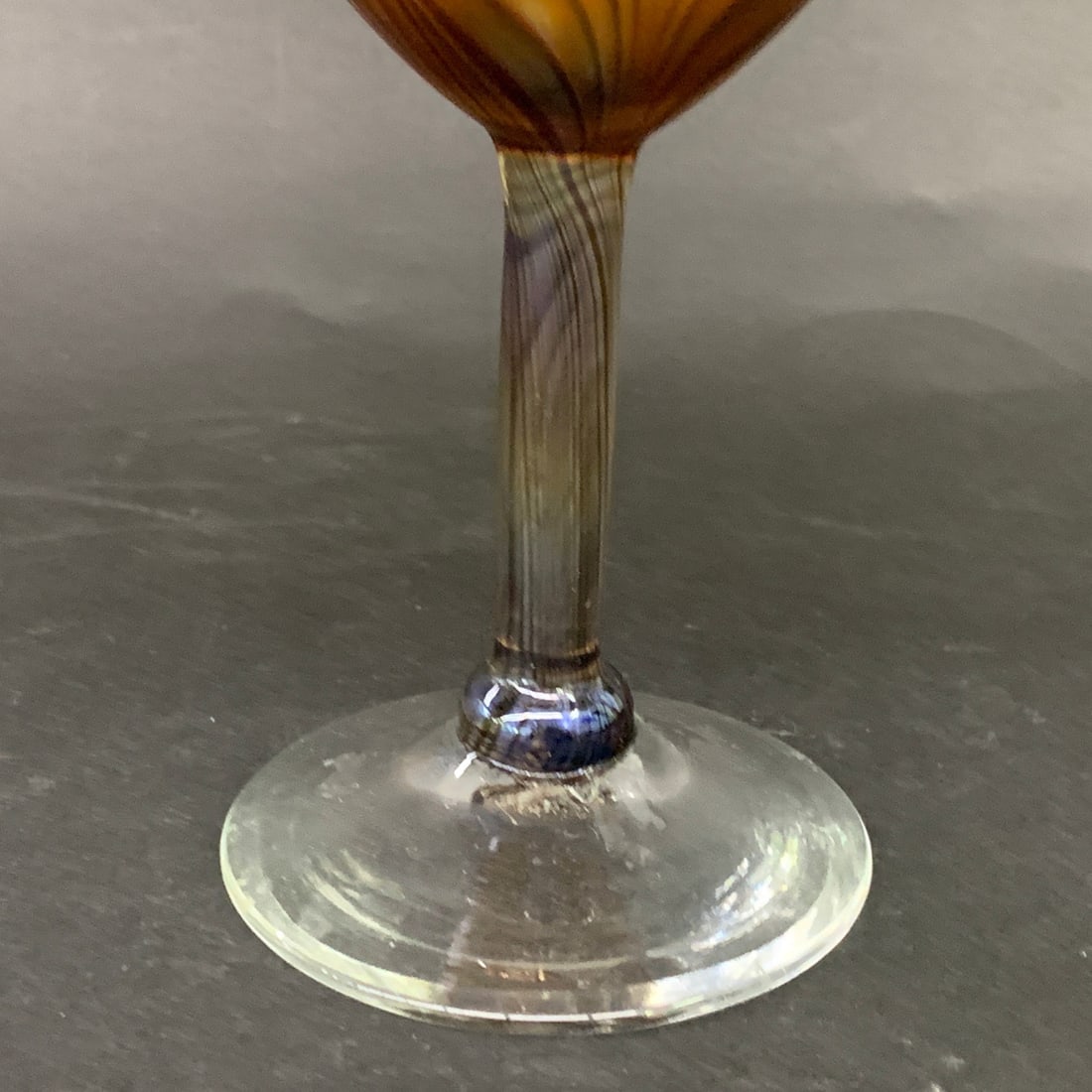 Lundberg Studios Iridescent Pulled Feather Glass - 4