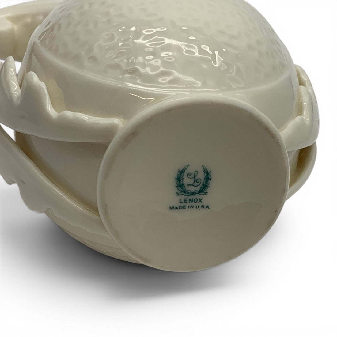 Vintage White Lenox Pitcher - 10