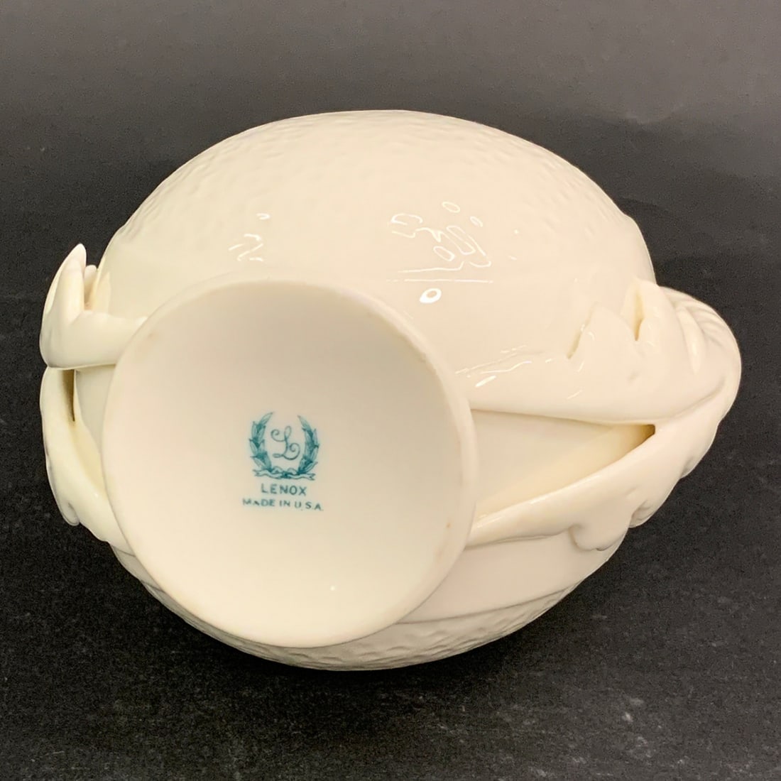 Vintage White Lenox Pitcher - 5