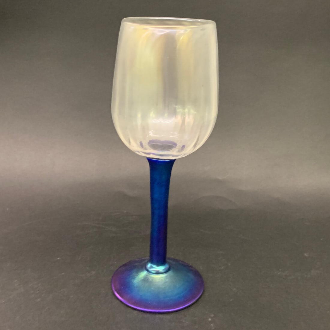 Lundberg Studios Iridescent Art Glass Wine Glass (1 of 11)