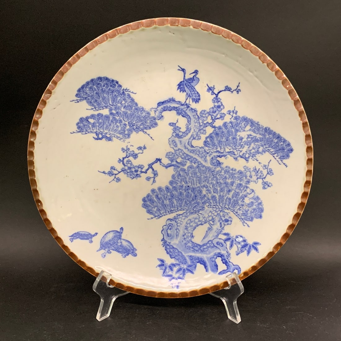 Antique Japanese Igezara Porcelain Plate (1 of 6)