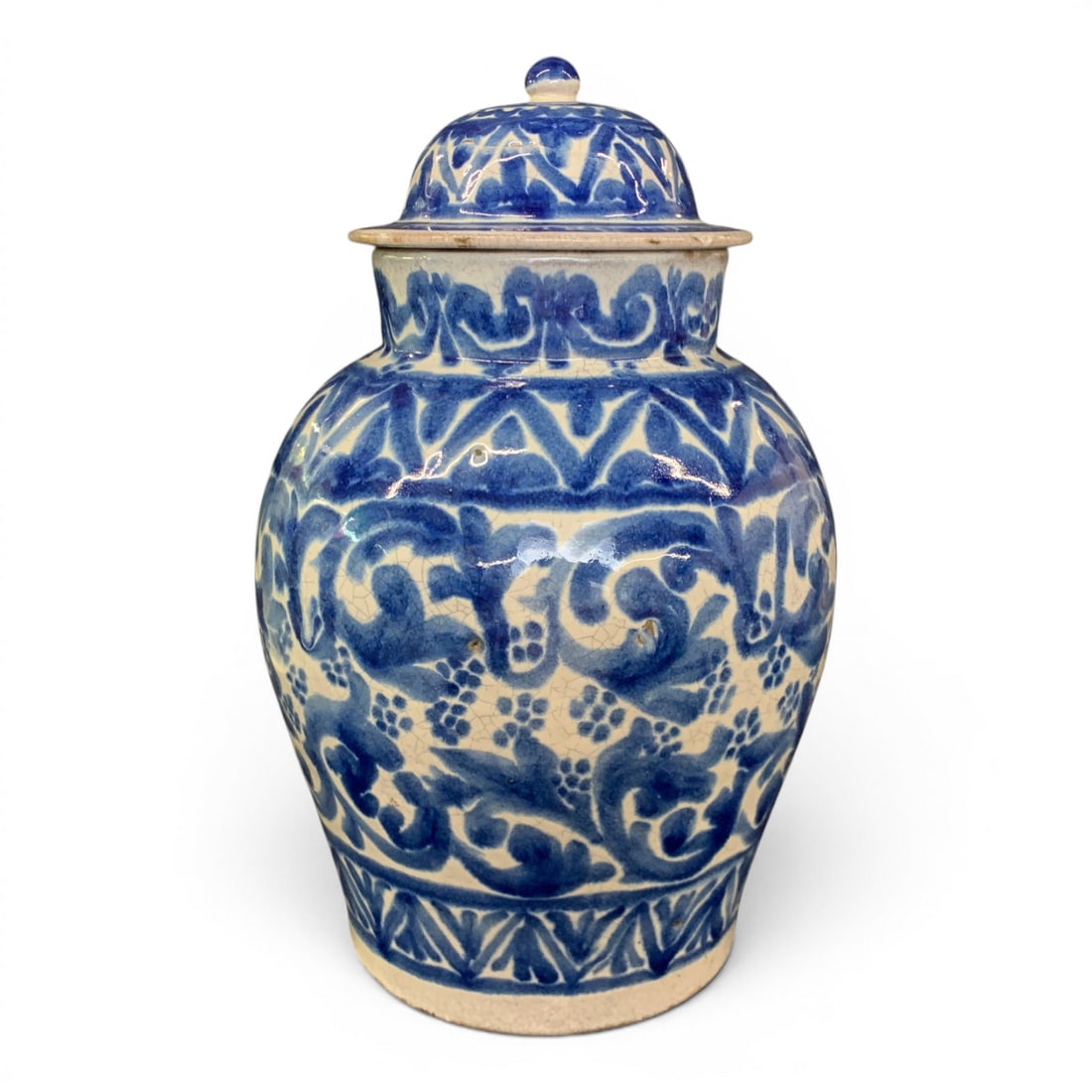 Decorative Ceramic Lidded Ginger Jar (1 of 7)