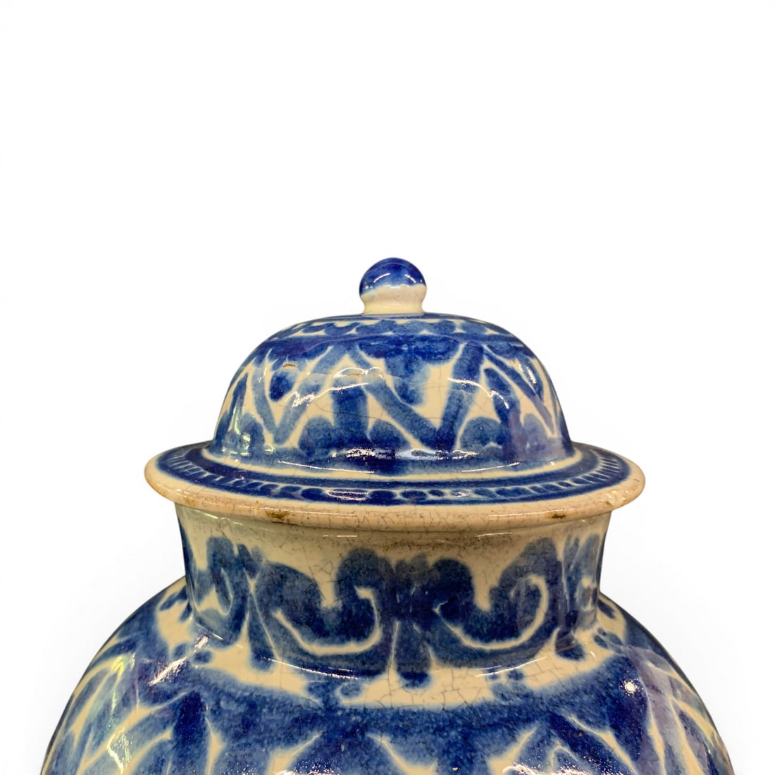 Decorative Ceramic Lidded Ginger Jar - 2