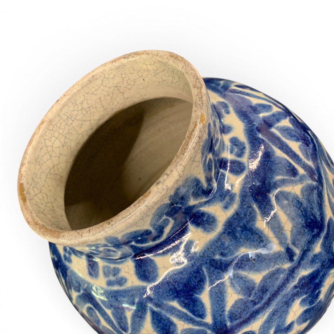 Decorative Ceramic Lidded Ginger Jar - 6