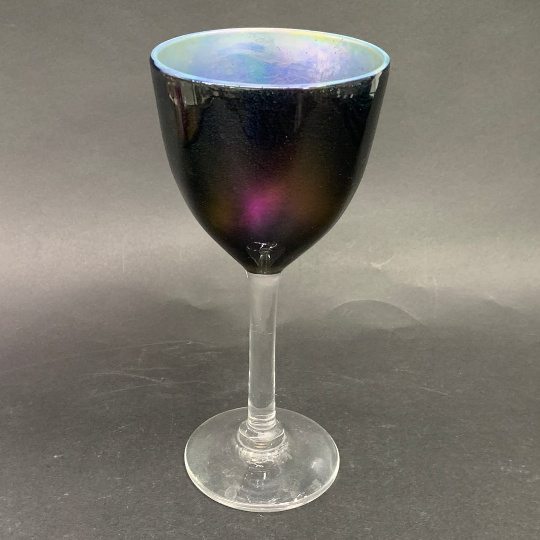 Lundberg Studios Iridescent Art Glass Wine Glass (1 of 8)