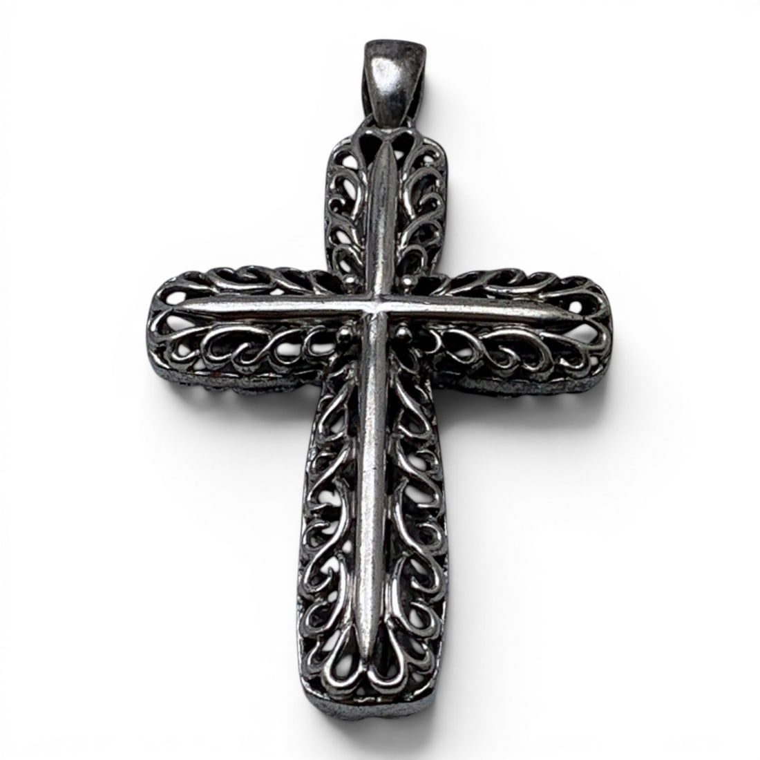 Sterling Silver Cross Pendant - 4