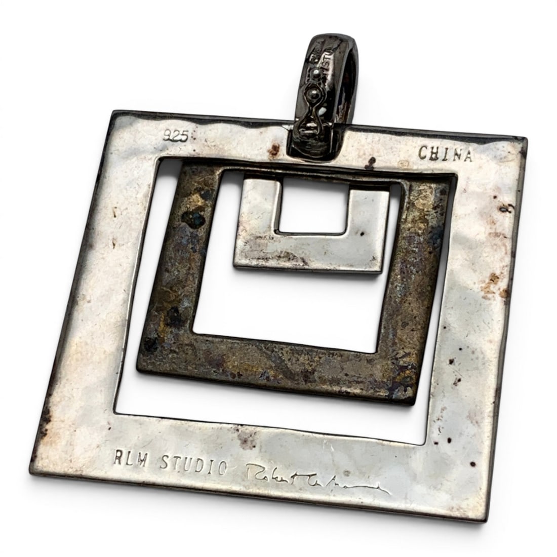Signed Rlm Studio Sterling Silver Pendant - 2