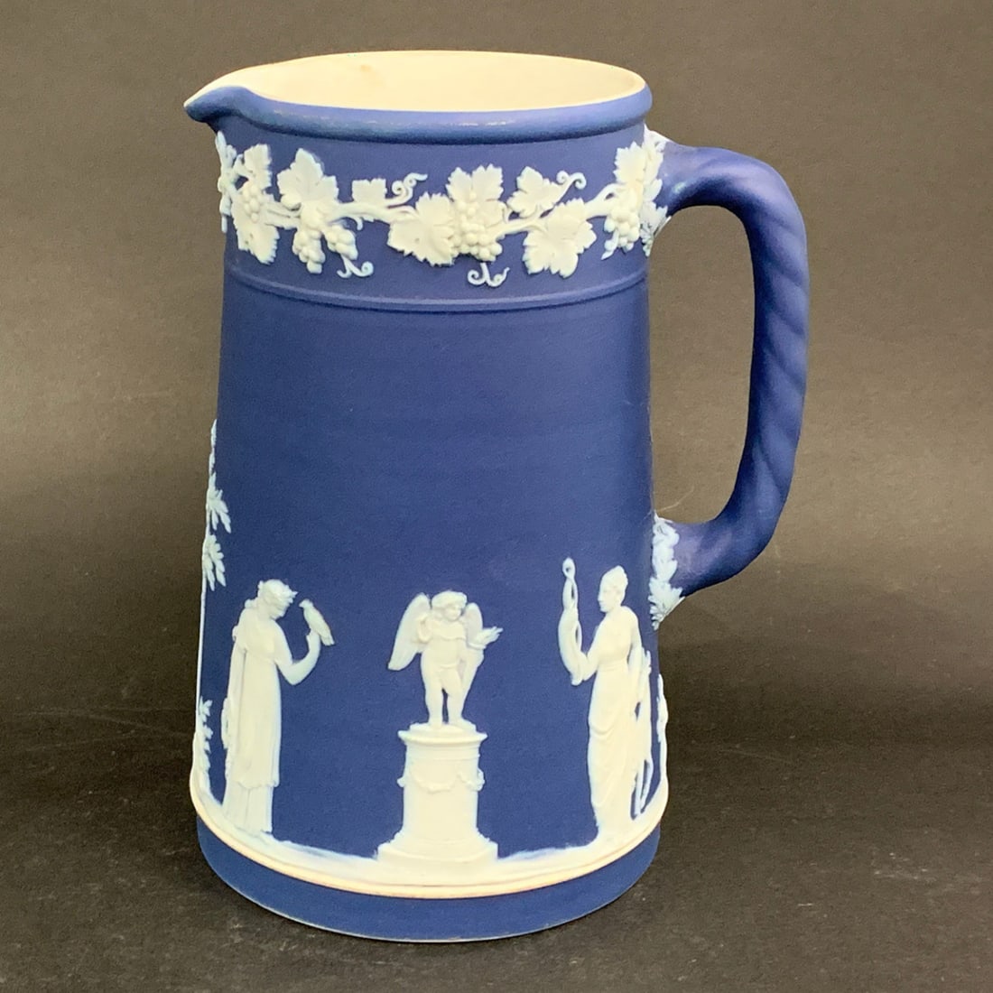 Wedgwood Blue Jasperware Pitcher (1 of 11)