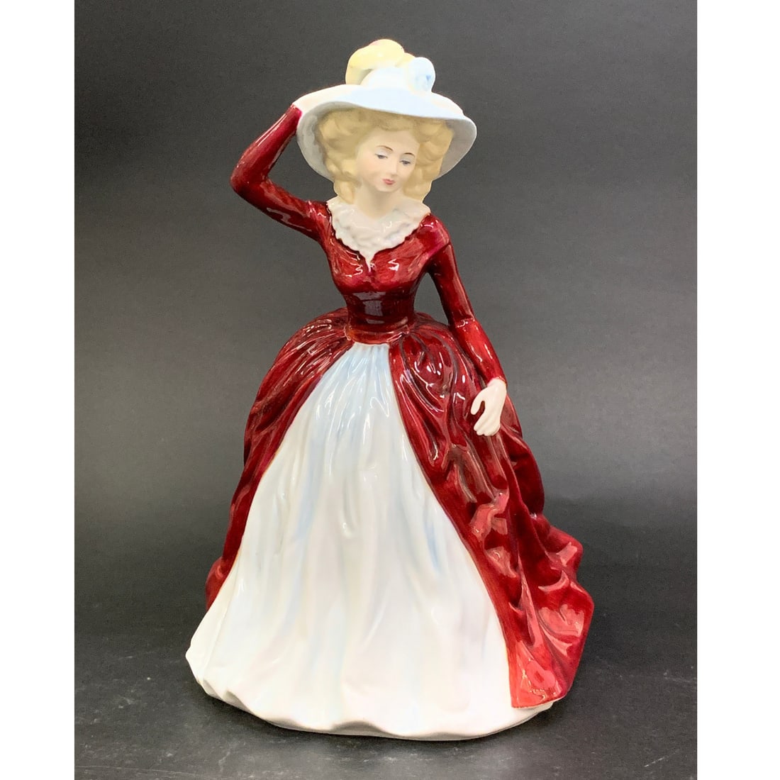 Coalport Bone China Figurine, Margaret: Coalport Ladies Of Fashion Bone China Figurine, Margaret Marked On Bottom: Hand Painted By Coalport, Made In England, Bone China8 1/2" Tall