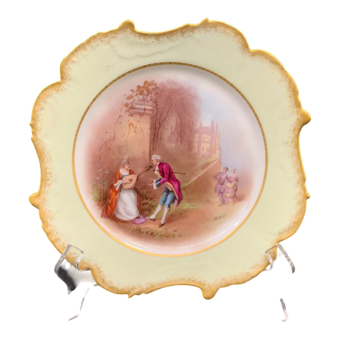 Antique Laviolette Limoges Porcelain Plate (1 of 6)