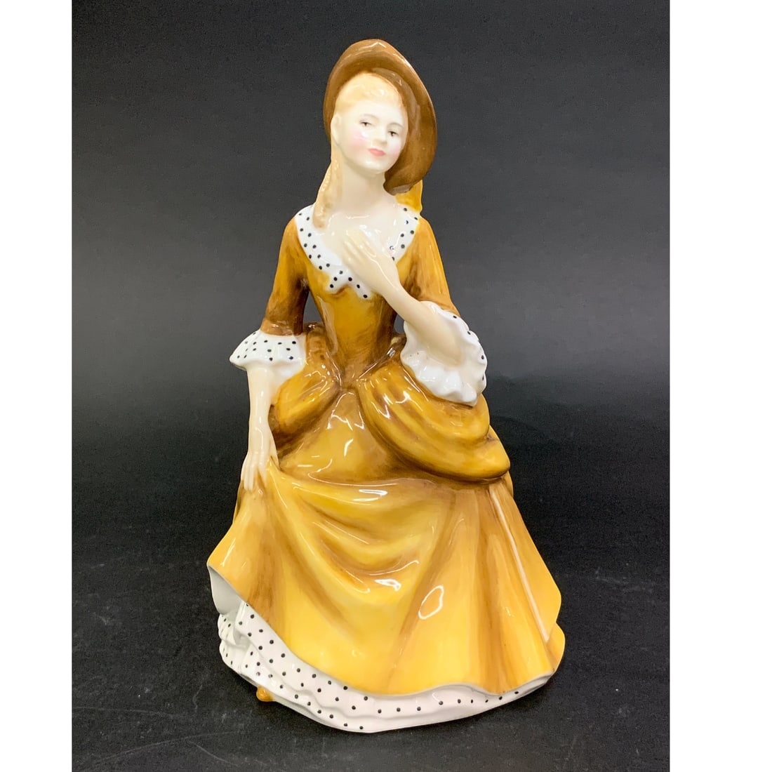 Royal Doulton Bone China Figurine, Sandra: Royal Doulton Bone China Figurine, Sandra Marked On Bottom: Royal Doulton, Made In England, Bone China, Doulton & Co Limited 1968, H. N. 22758" Tall