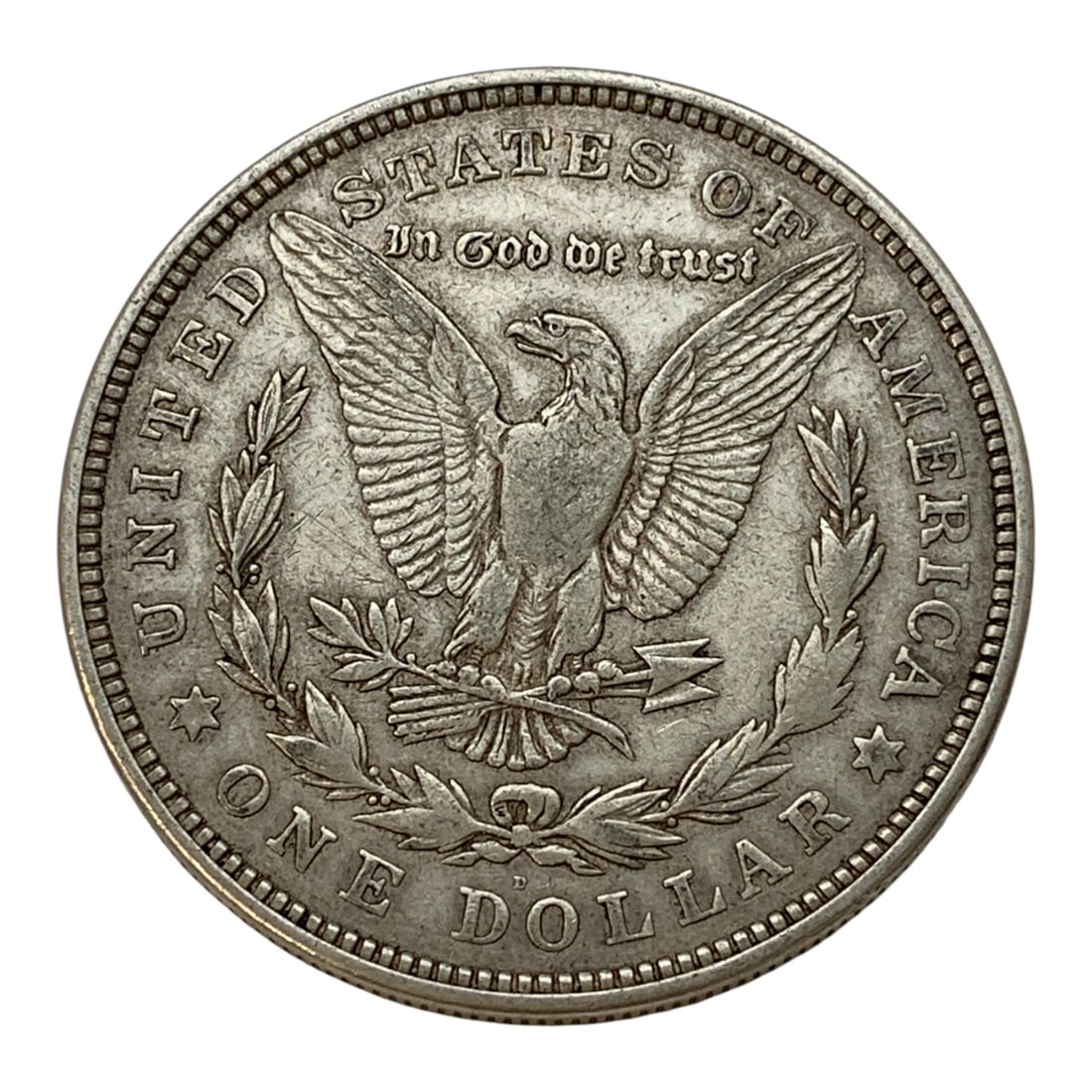 1921 D Morgan Silver Dollar - 2