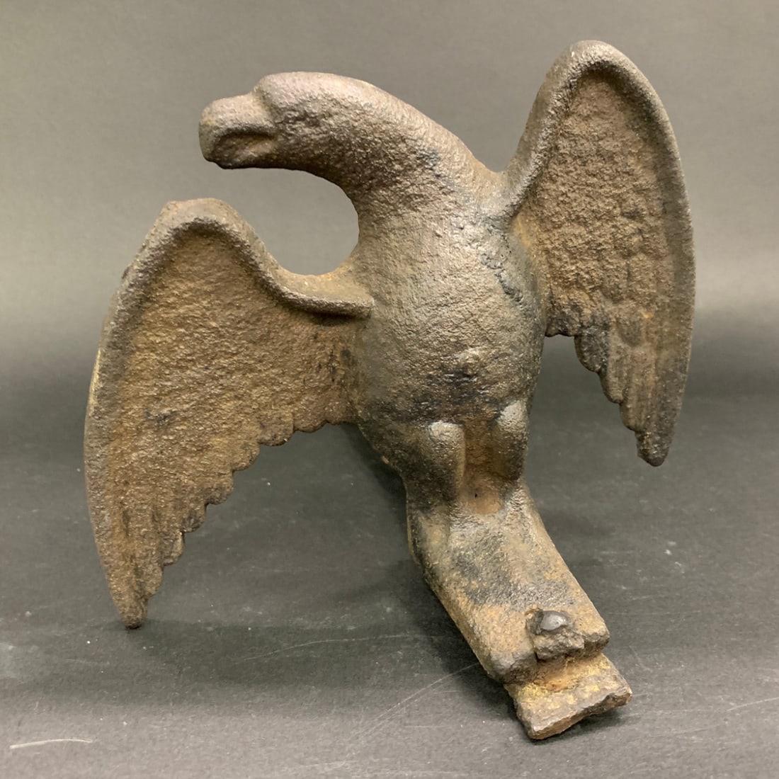 Vintage Cast Iron Eagle Rooftop Snow Guard: Vintage Cast Iron Eagle Rooftop Snow Guard, "snow Bird" 9 3/4" Long, 5 3/8" Tall