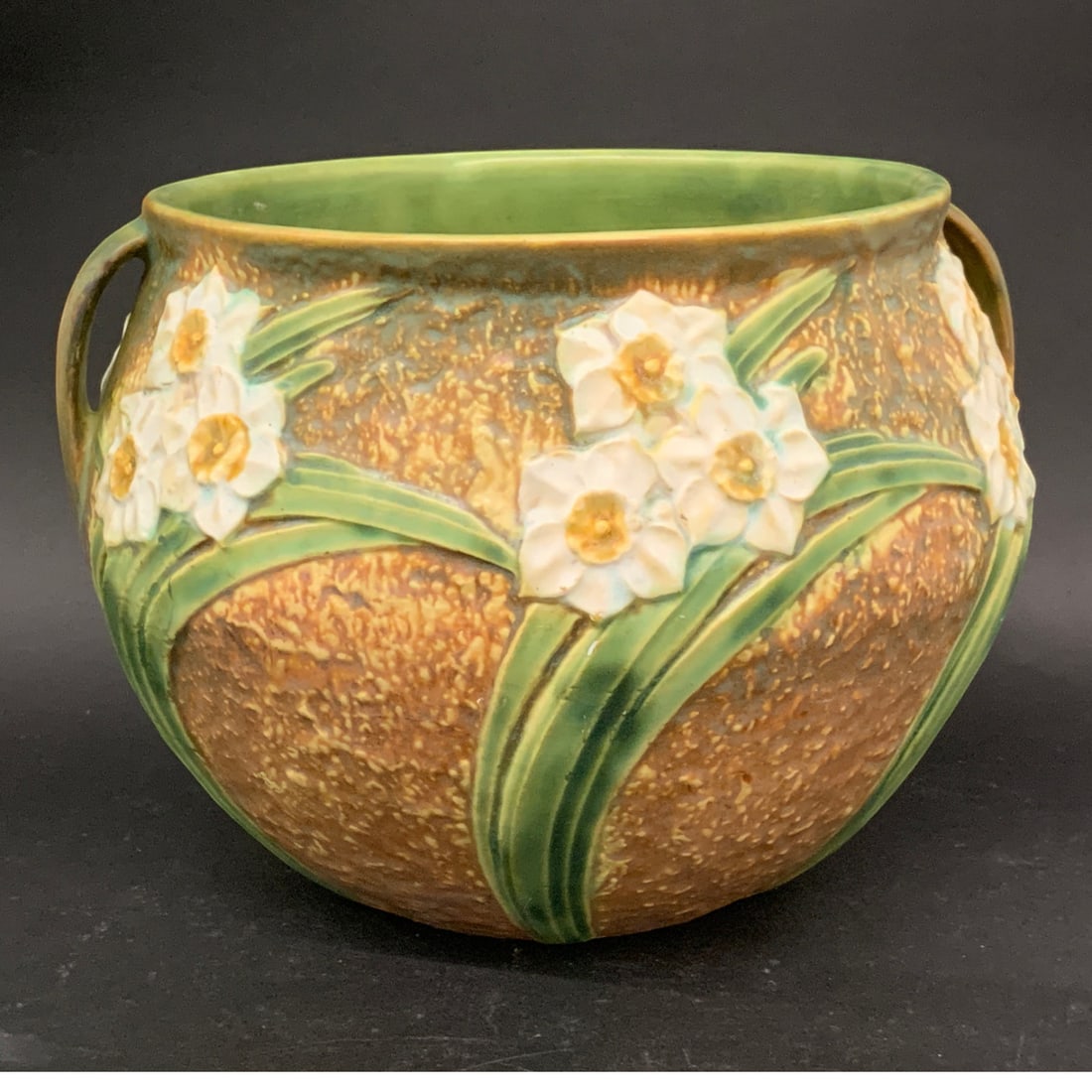 Roseville Jonquil Ceramic Art Pottery Planter (1 of 14)