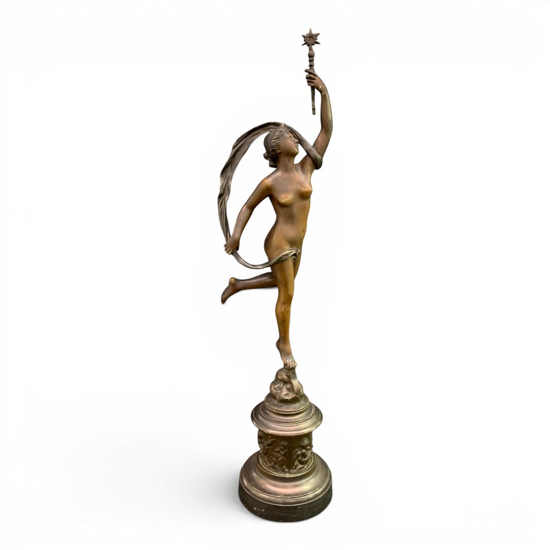 Bronze Sculpture Of Roman Goddess Fortuna (1 of 17)