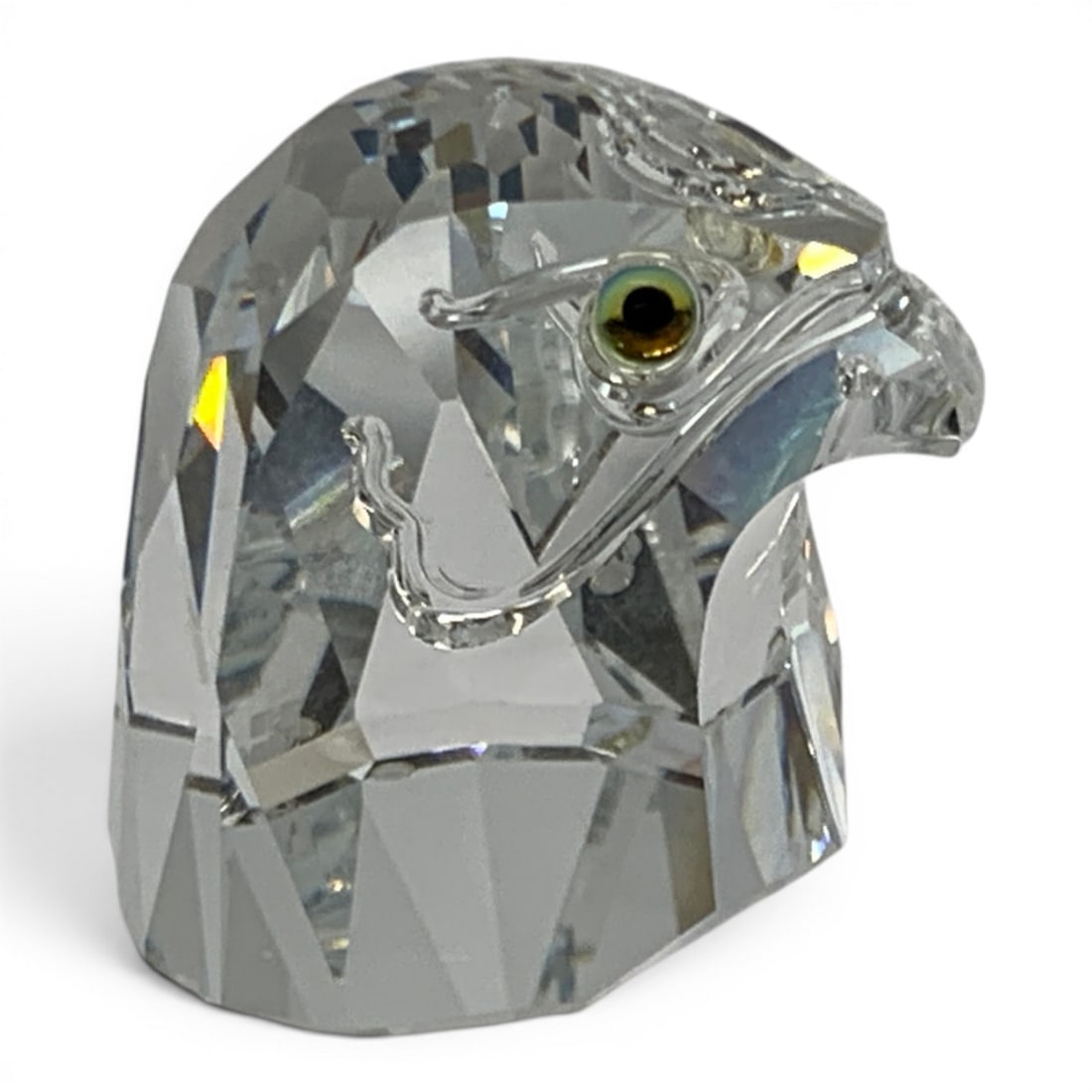 Swarovski Crystal Eagle Head Figurine - 10