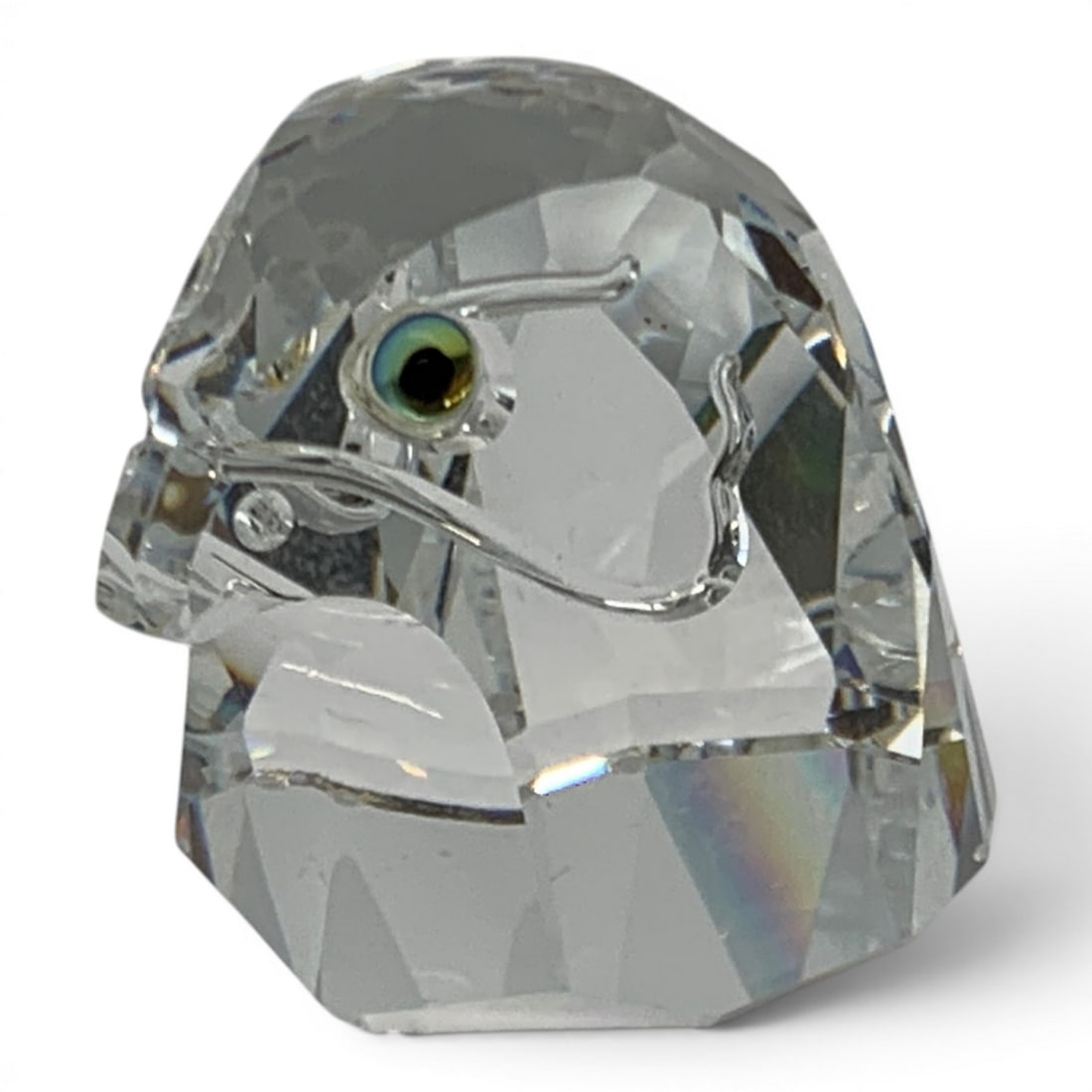 Swarovski Crystal Eagle Head Figurine - 8