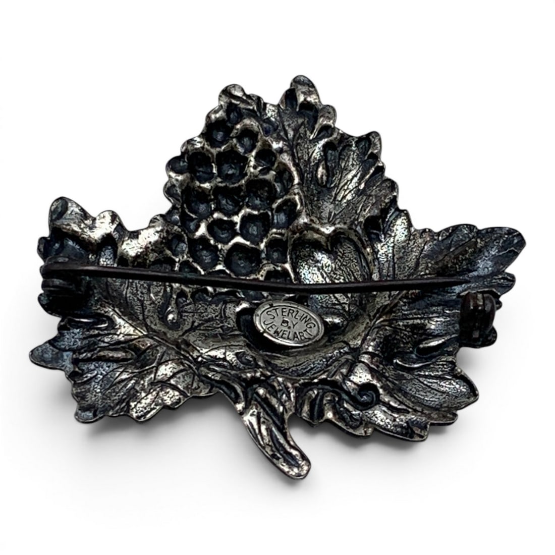 Sterling Silver Leaf Pin - 2