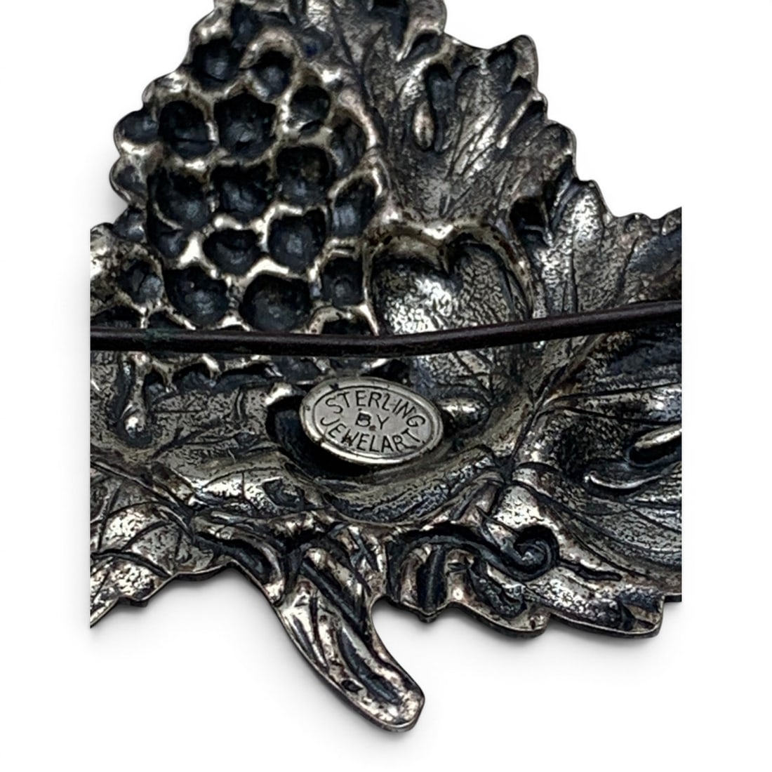 Sterling Silver Leaf Pin - 3