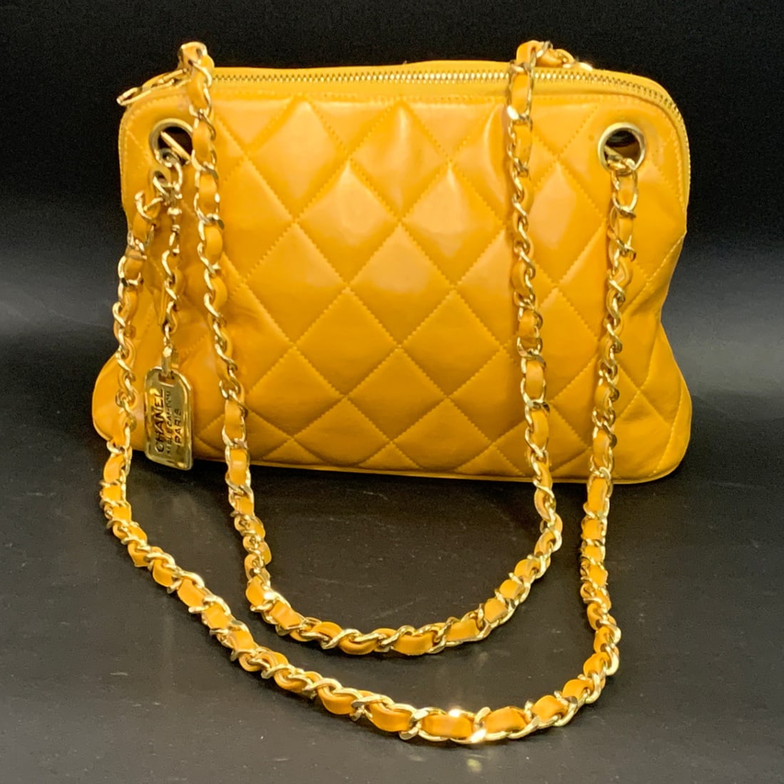 Vintage Chanel Matelasse Leather Shoulder Bag - 2