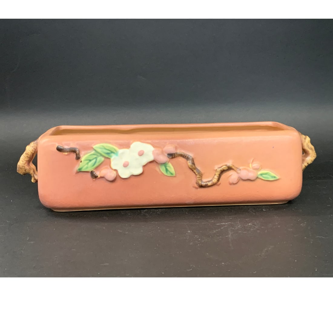 Vintage Roseville Apple Blossom Pattern Window Box (1 of 10)