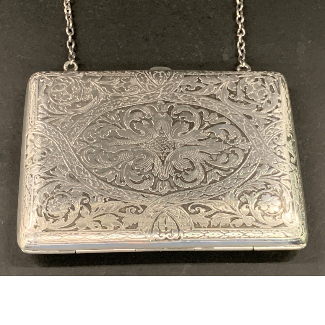 Vintage Sterling Silver Card Case - 2