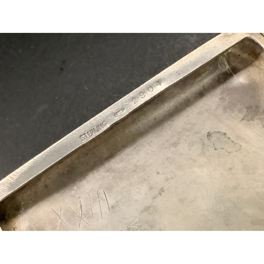 Vintage Sterling Silver Card Case - 5