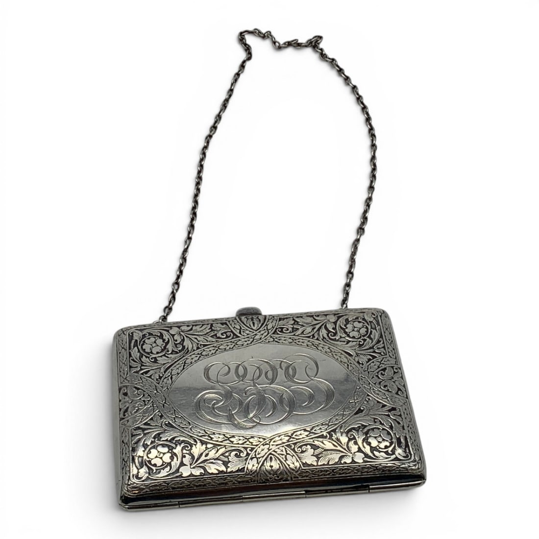 Vintage Sterling Silver Card Case - 6