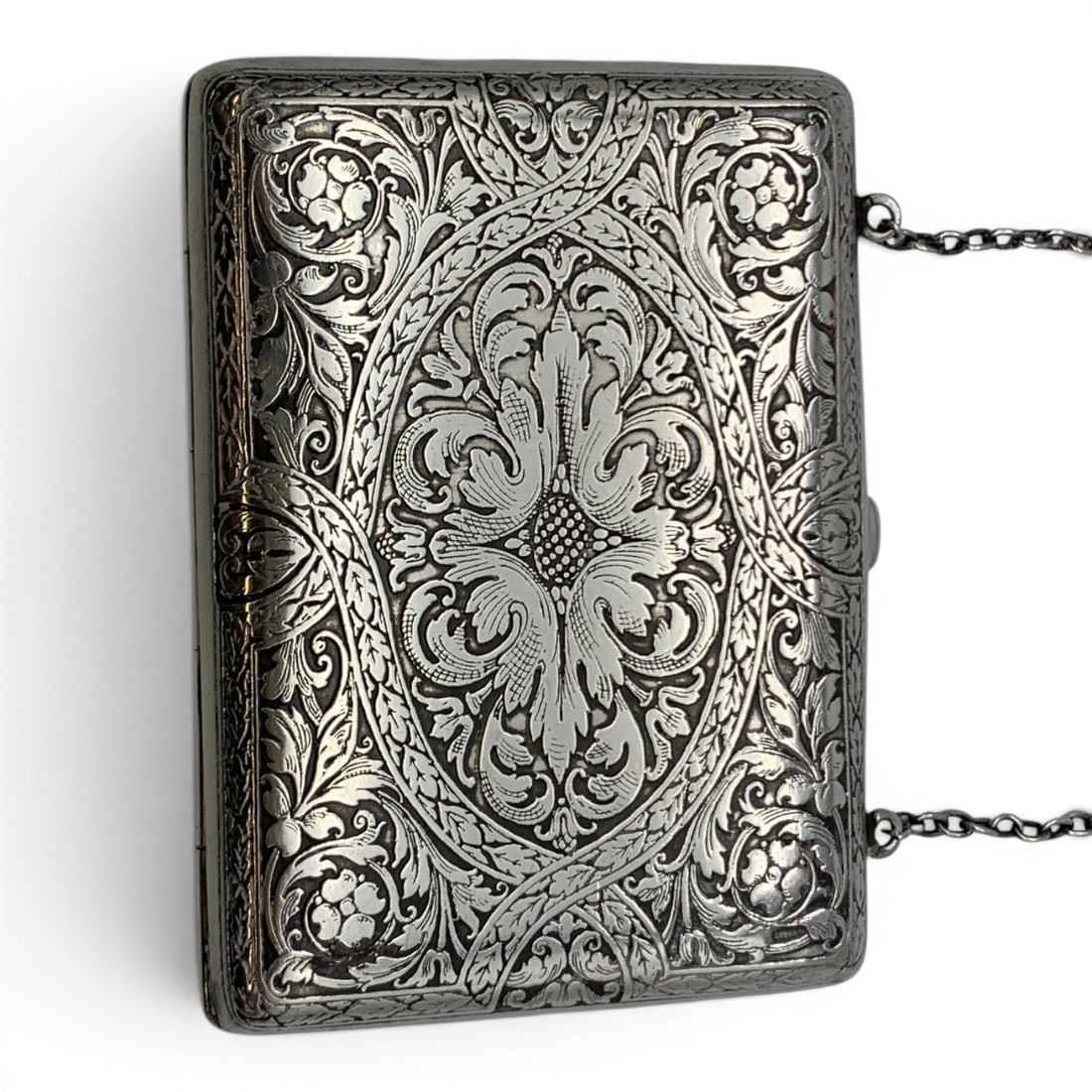Vintage Sterling Silver Card Case - 8