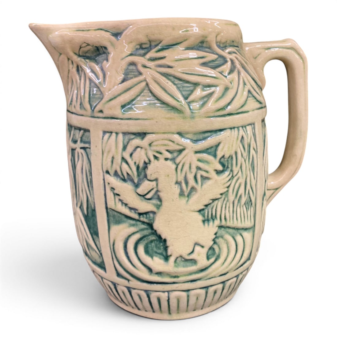 Vintage Weller Cream Colored Pitcher (1 of 6)