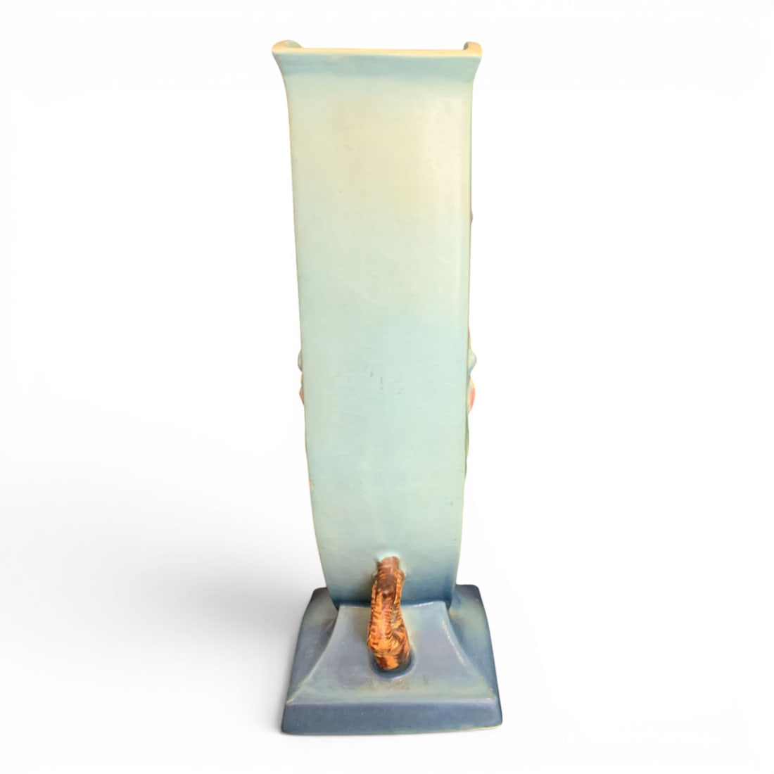 Roseville Apple Blossom Pattern Vase - 4