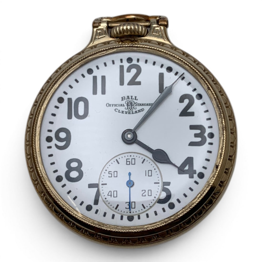 1942 Hamilton 992 B 10k Gold Filled Pocket Watch (1 of 8)