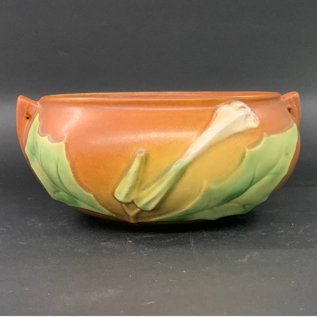 Vintage Roseville Pottery Thornapple Bowl (1 of 9)