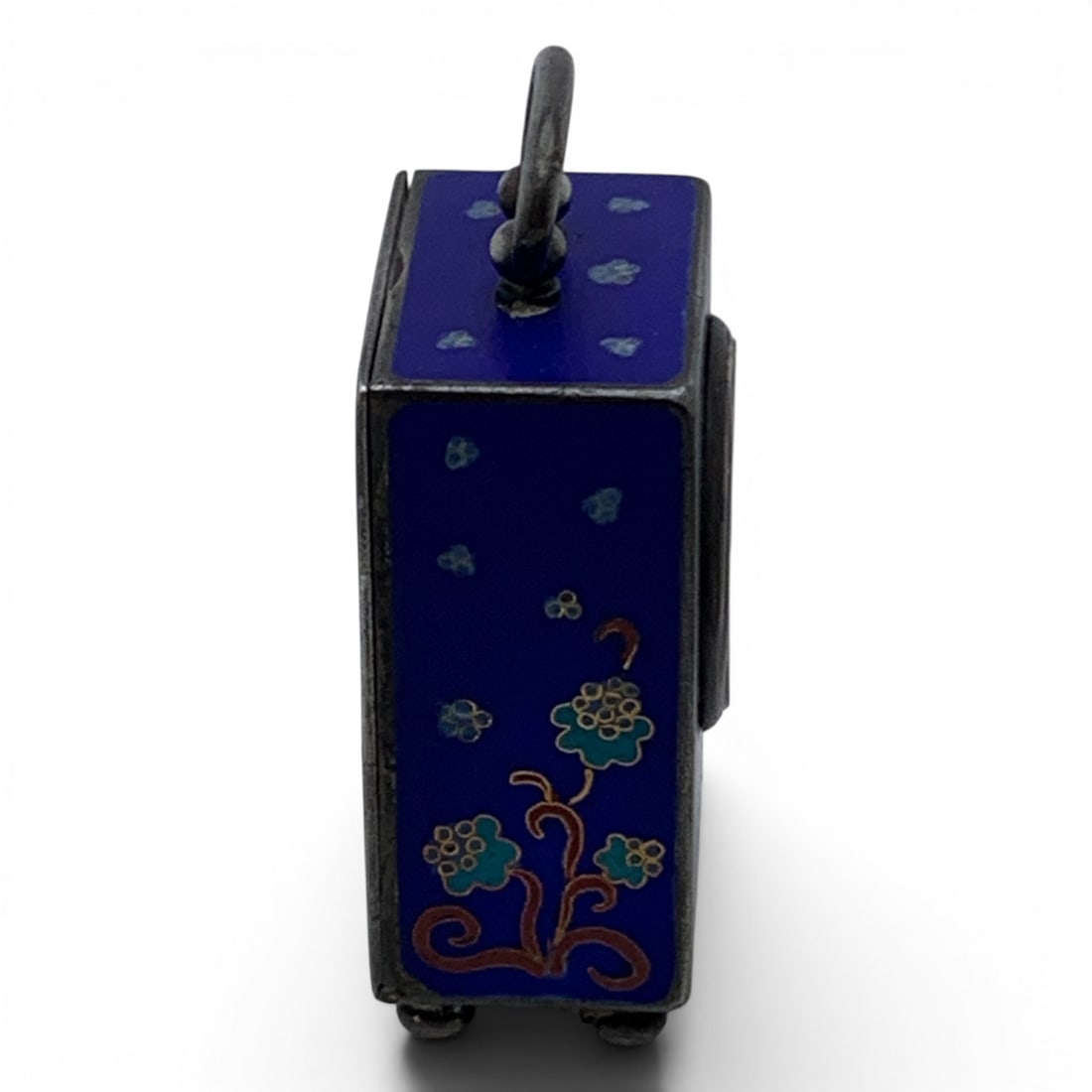Zenith Sterling Silver Cloisonne Carriage Clock - 3