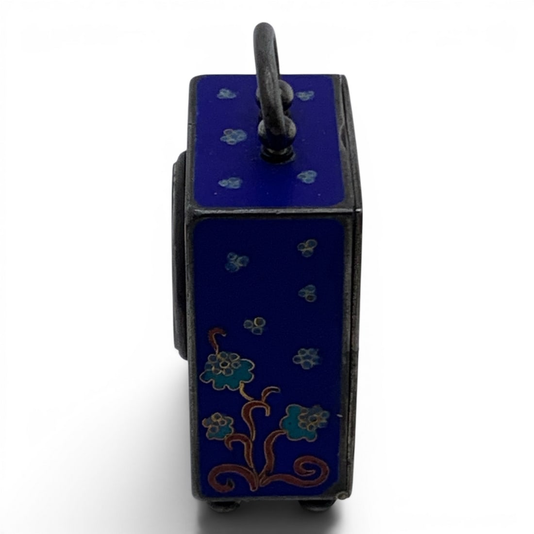 Zenith Sterling Silver Cloisonne Carriage Clock - 5