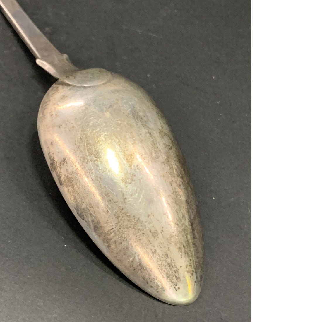 Hallmarked Sterling Silver Monogrammed Spoon - 6