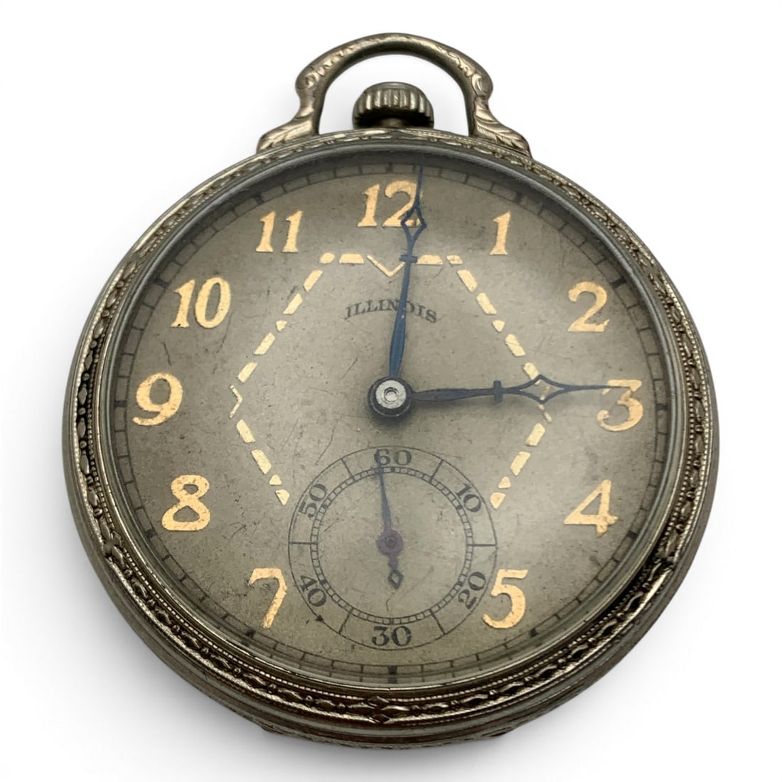 Vintage Illinois 14k Gold Filled Pocket Watch (1 of 6)