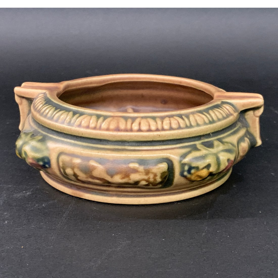 Vintage Roseville Florentine Pottery Bowl: Vintage Roseville Pottery Bowl In The Florentine Pattern5" Diameter