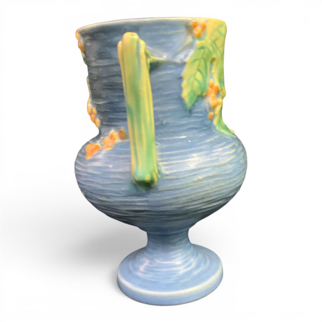 Vintage Roseville Bushberry Pottery Vase (1 of 5)