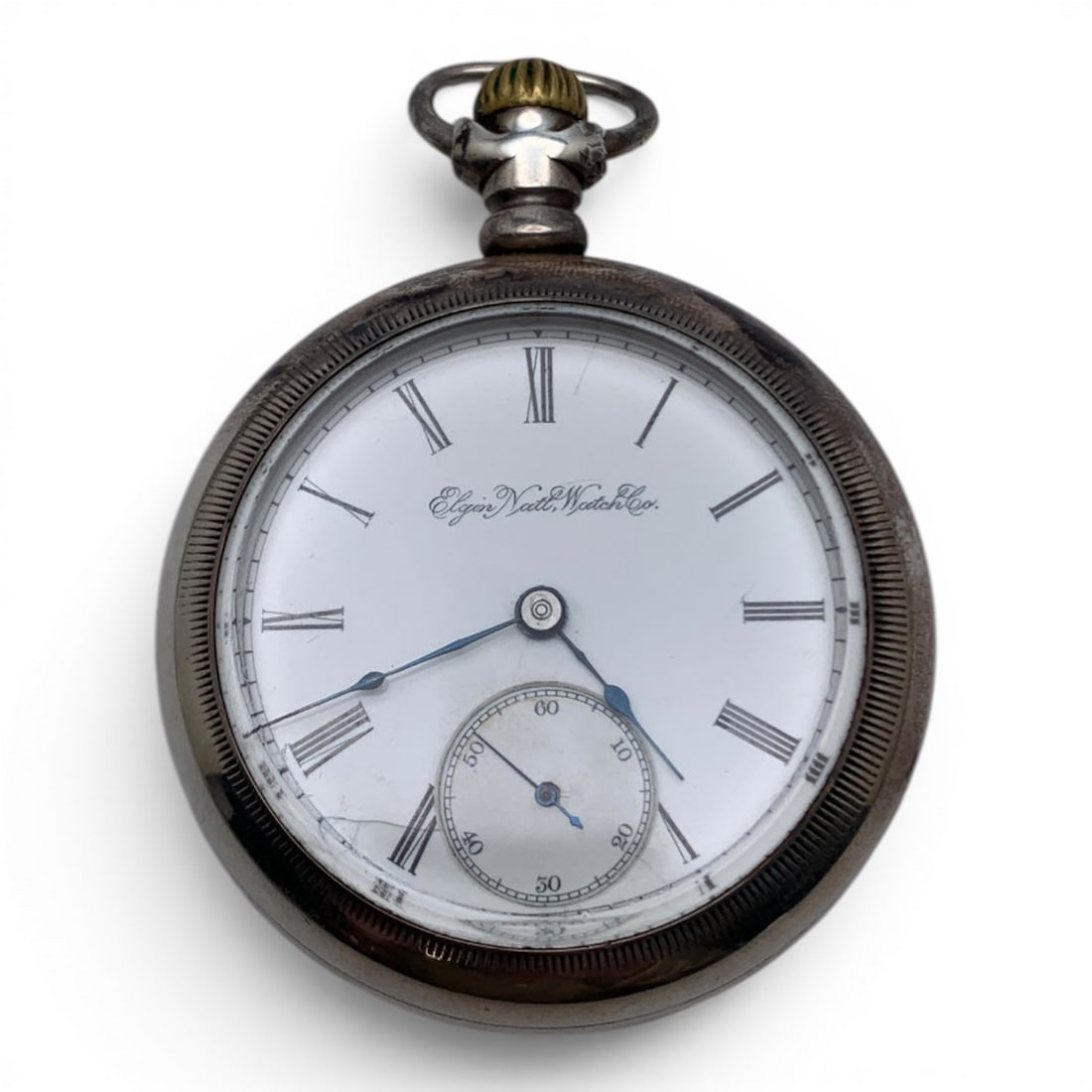 1906 Elgin Sterling Silver 15 Jewel Pocket Watch (1 of 7)