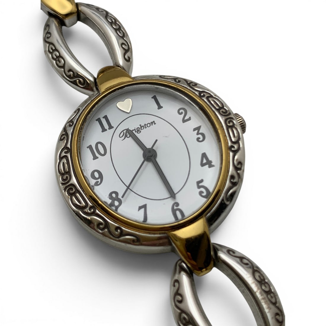 Women's Brighton Silver Tone Wrist Watch: Women's Brighton Silver Tone Wrist Watch Marked On Face: BrightonMarked On Back: Brighton Alta, Japan Movement6 3/4" Long - 1 1/8" Face Diameter
