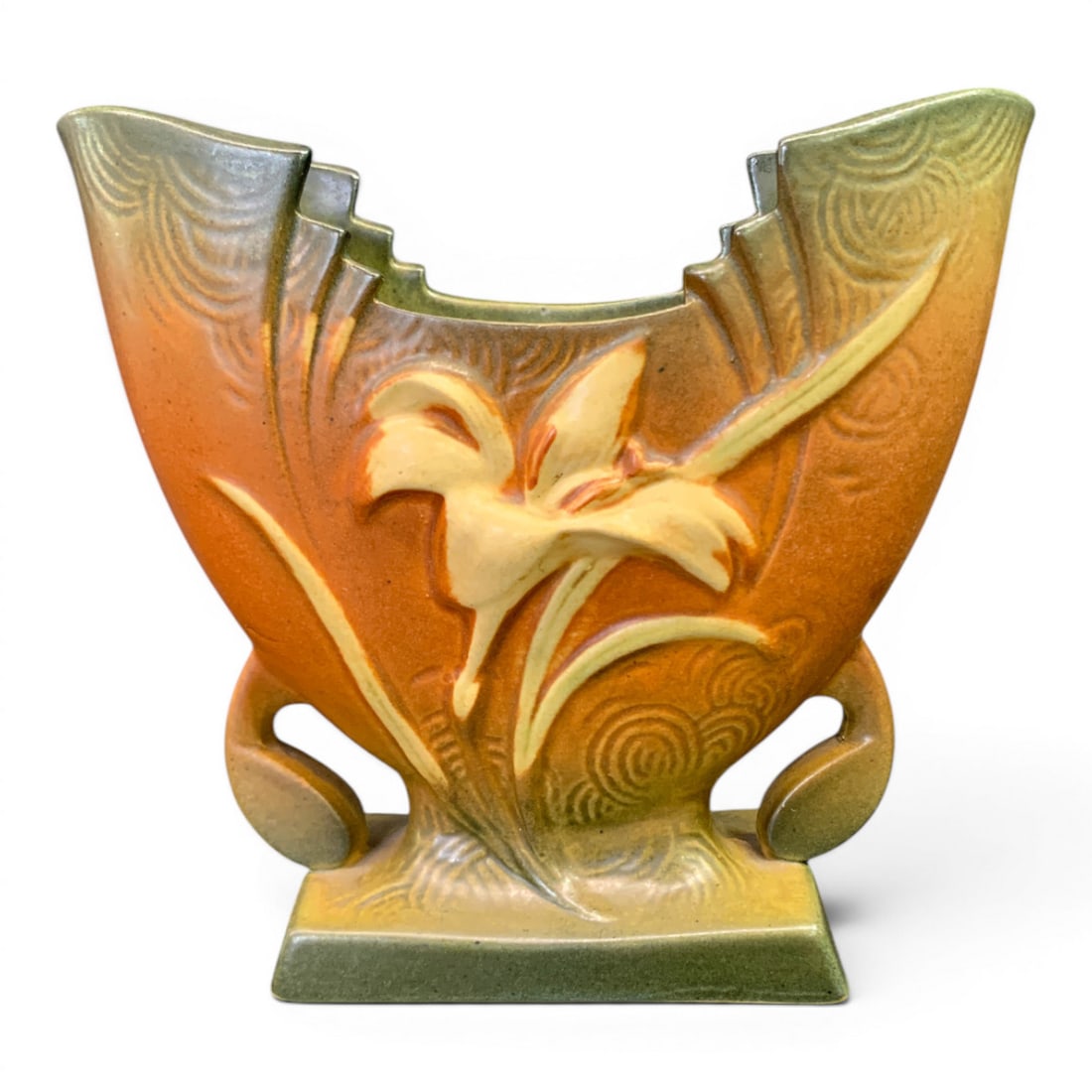 Vintage Roseville Pottery Zephyr Lily Vase (1 of 6)