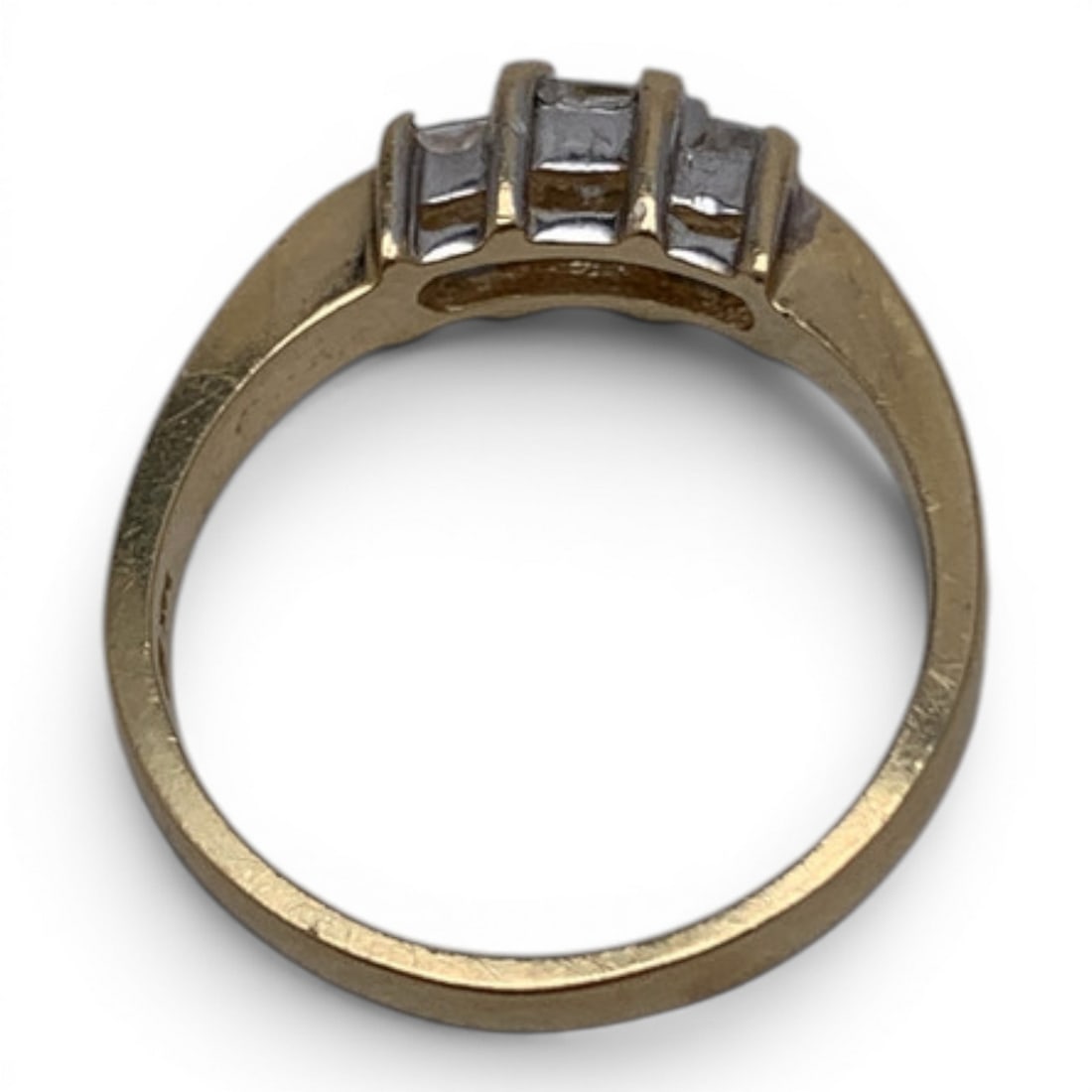 Vintage Sterling Silver & Diamond Ring - 3