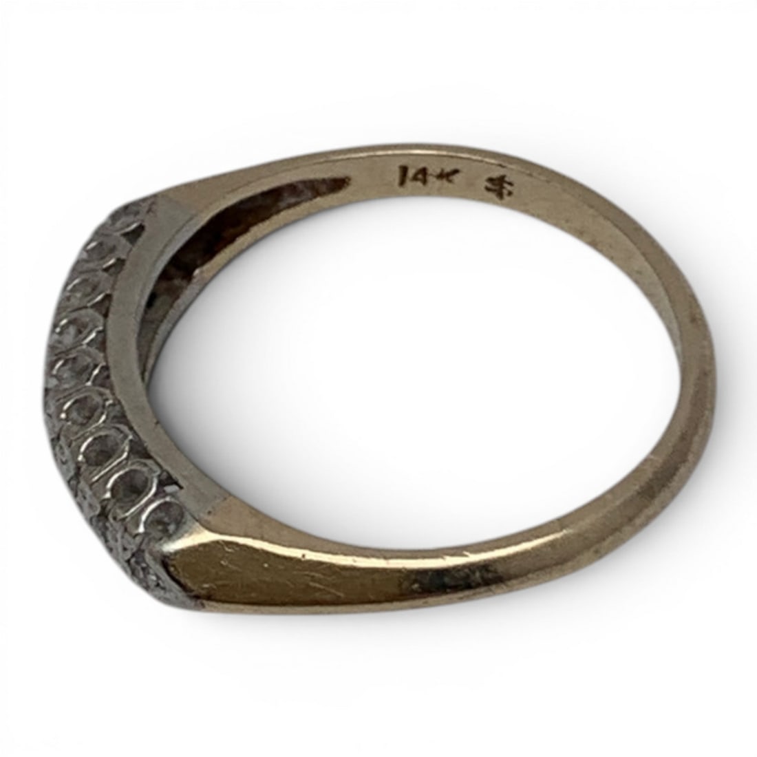 14k Yellow Gold & Diamond Ring - 7