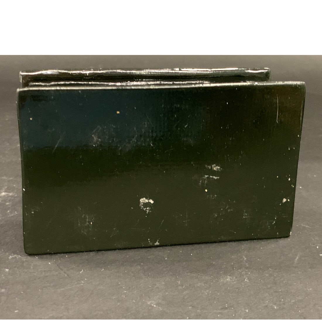Vintage Russian Black Lacquer Hinged Box - 7