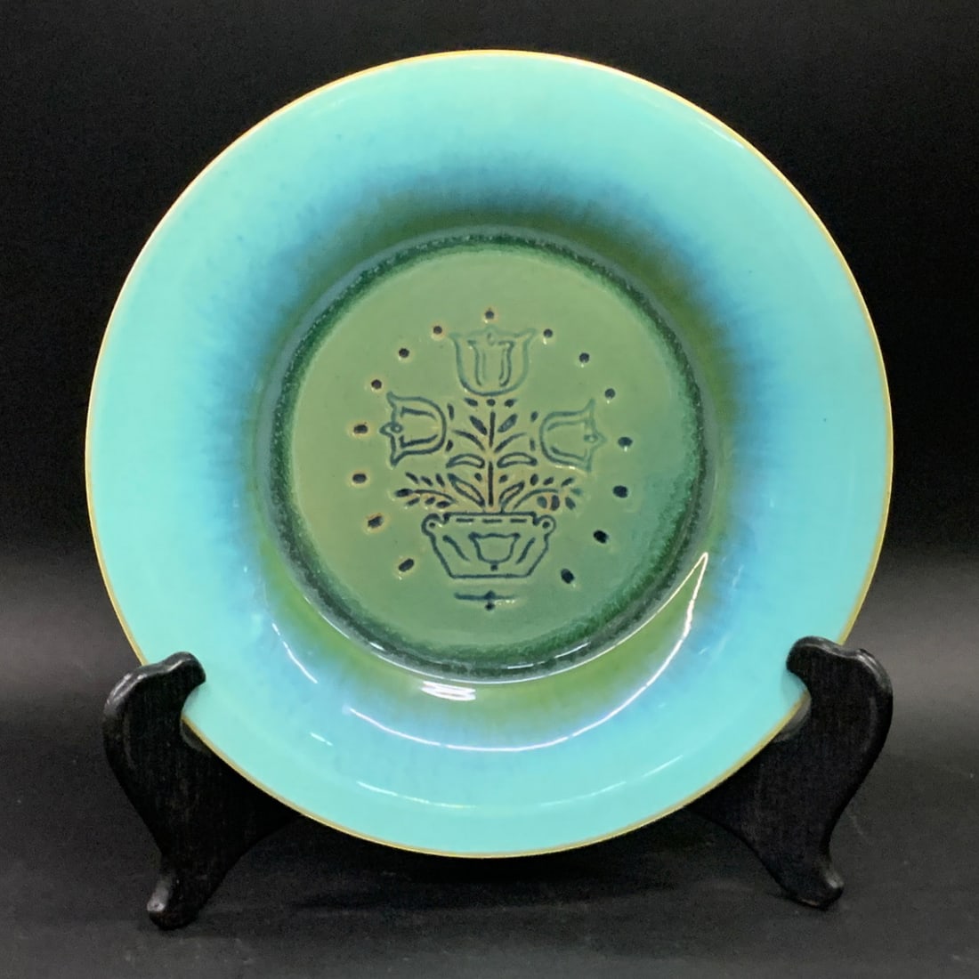 Vintage Romany Tile Plate (1 of 5)